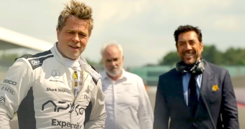 “F1” behind the scenes video: Brad Pitt and Lewis Hamilton Rev Up Formula 1 Racing Movie
