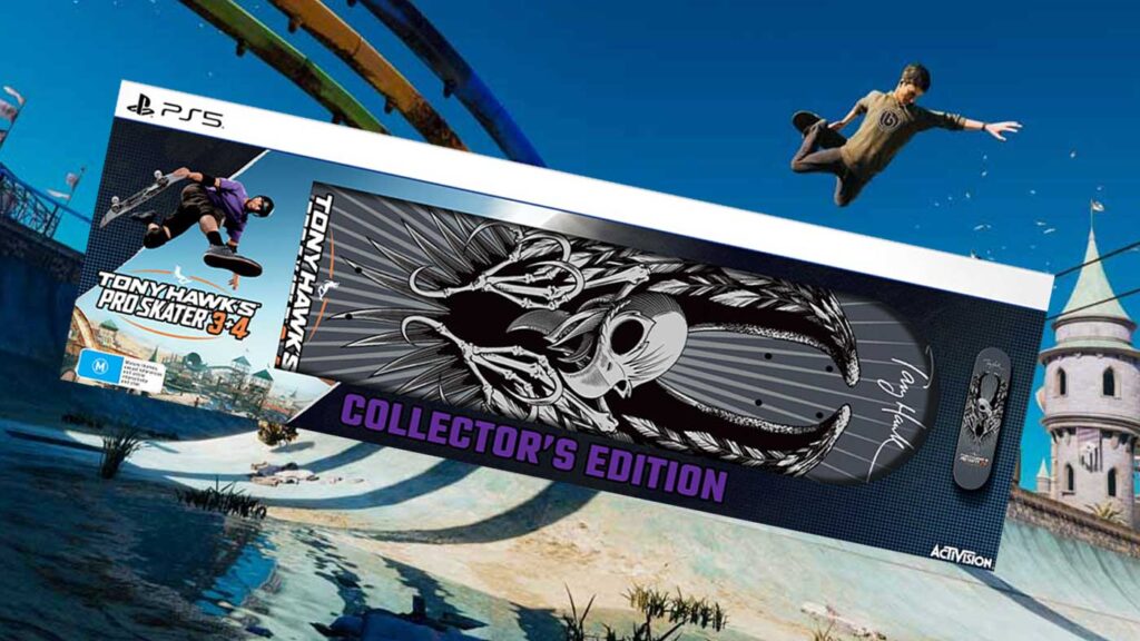 Tony Hawk’s Pro Skater 3+4 Collector’s Edition includes decks and playable Doom Slayer