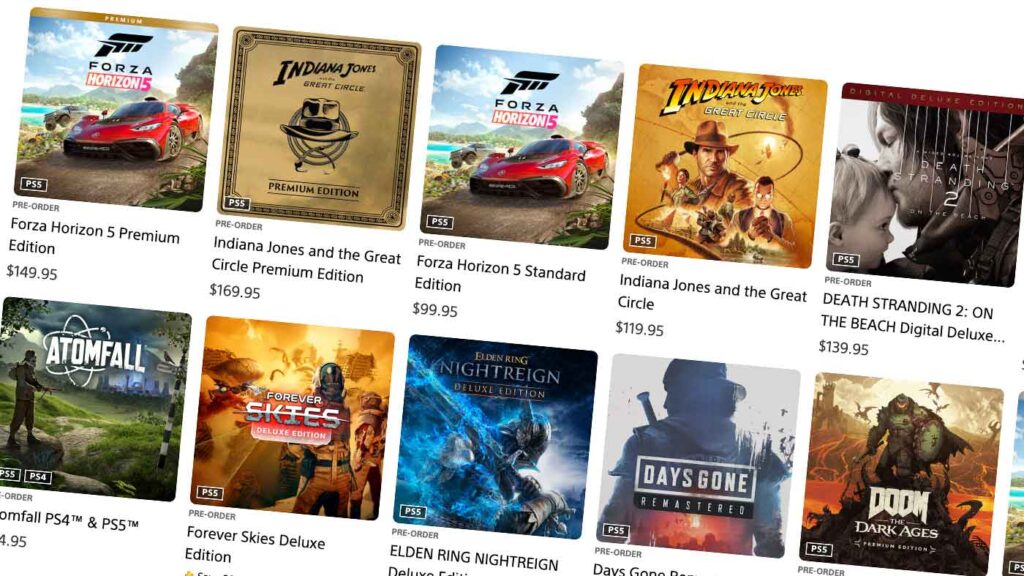 Xbox games dominate the PlayStation Store Chart