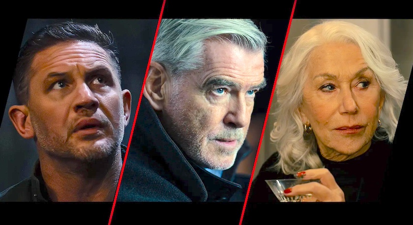 The trailer for the “Mobland” series includes Tom Hardy, Pierce Brosnan and Helen Mirren in the Crime War in London
