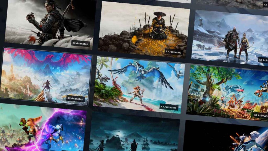 The PS5 had lots of backgrounds for new animation games