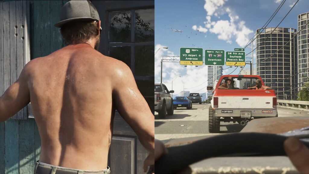 Grand Theft Auto 6 trailer is captured on PS5 and is gameplay and cutscene of equal parts