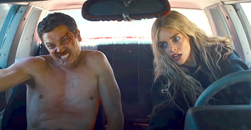 “Eenie Meanie” trailer: Samara Weaving is a forced escape driver behind the wheels of Disney+ action thriller