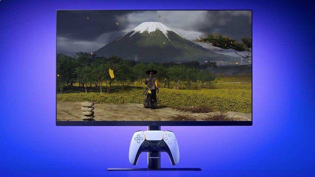 Official PlayStation monitor with built-in DualSense charging hook revealed